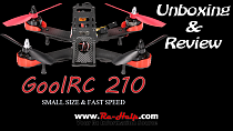 Goolrc 210 Carbon Fiber Racing Drone Rc Quadcopter With Cc3d Flight Controller Unboxi