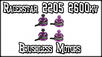 Racerstar 2205 2600kv Brushless Motors