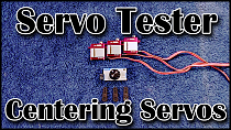 Servo Tester Centering Servos